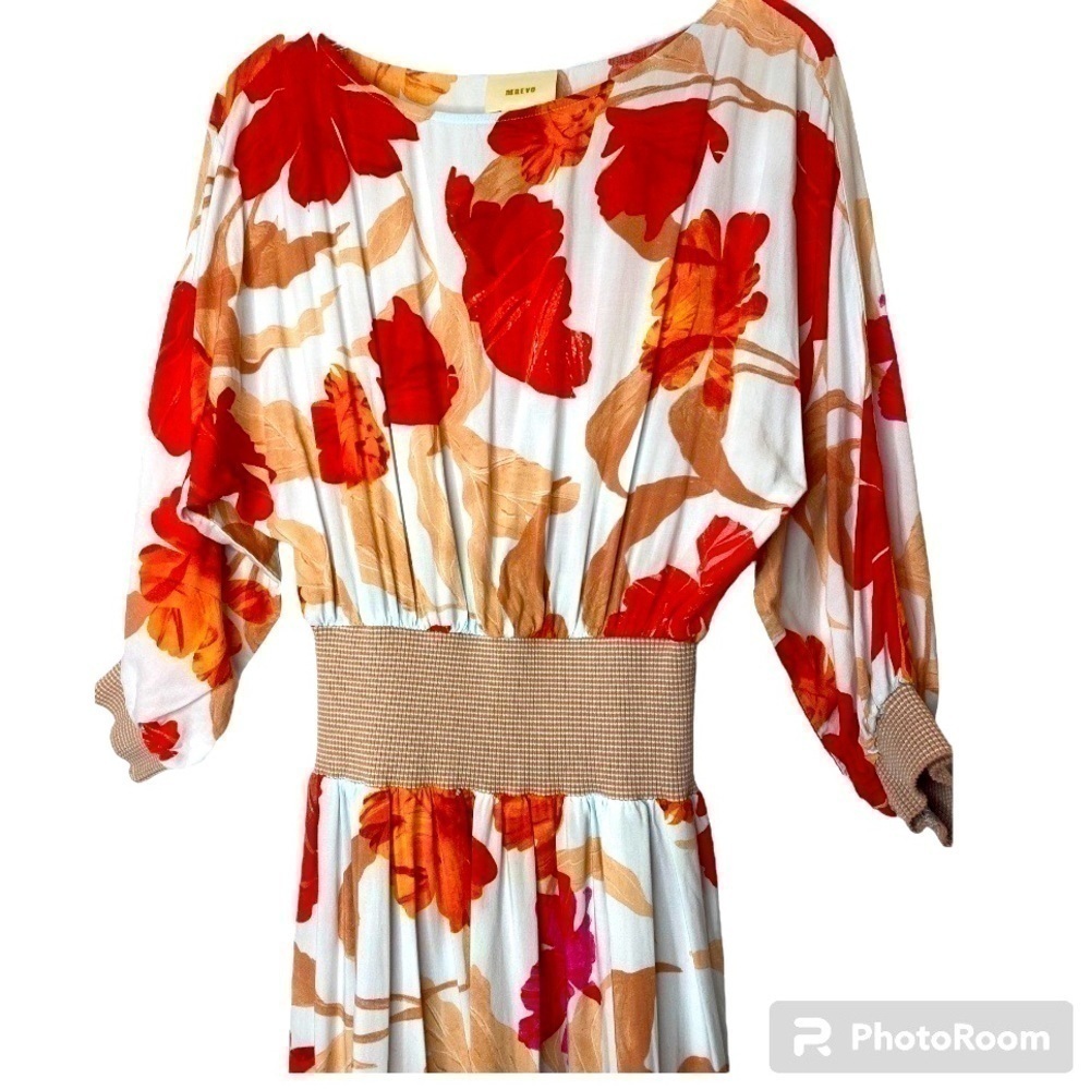 🌺ANTHROPOLOGIE🌸 MAEVE GEMMA FLORAL SUMMER DRESS SIZE XS - Picture 3 of 9